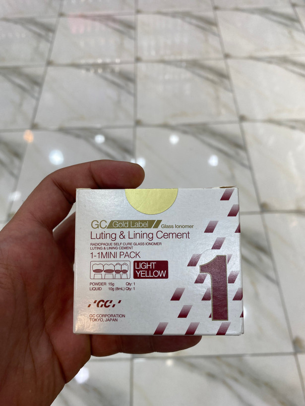 لوتینگ جی سی GC Gold Label 1 Luting & Lining Cement – 1-1 Mini Pack اصلی